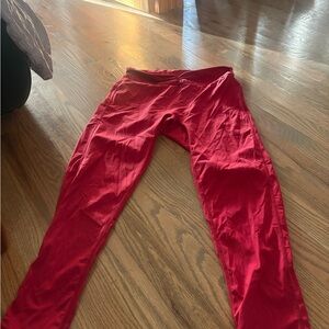 Vibrant Red Leggings